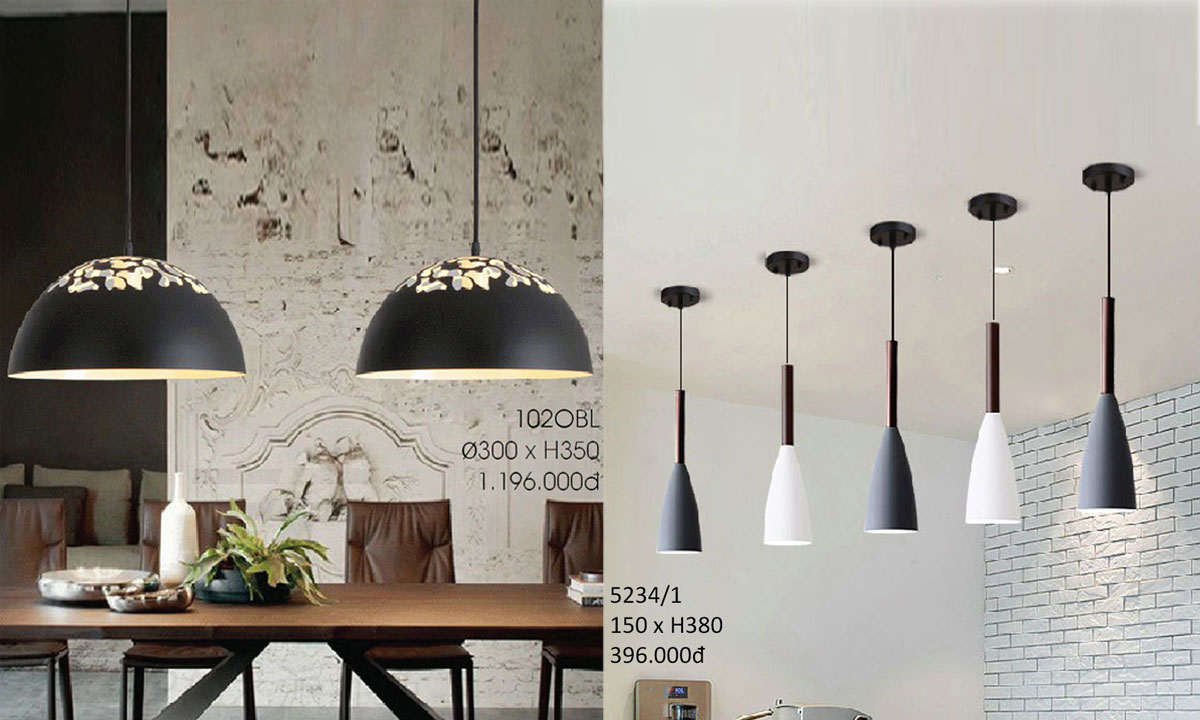 Đèn Thả Trang Trí Kiểu Dáng Hot Nhất Năm 2023